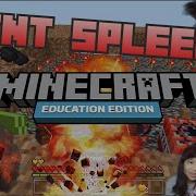 How To Code MINECRAFT TNT SPLEEF Mini Game In Minecraft Education Edition With PYTHON
