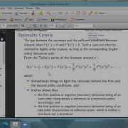 Basic Ideas Of Single Variable Optimization