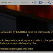 Python Challenge 03 Big Bodyguards