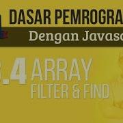 ARRAY Pada JAVASCRIPT FILTER FIND