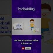 Learn Basic Math Probability Finding Probability Calculating Probability With Examples Shorts