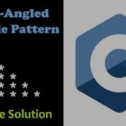 Star Pattern Using C Right Angled Triangle Pattern Solution