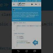 AIDE Tutorial Java Skills Constructors