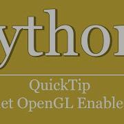 QuickTip 398 Python Pyglet Tutorial Open GL Enable Antialiasing