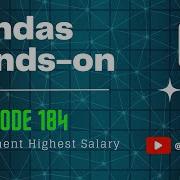 Leetcode 184 Department Highest Salary Pandas Hands On Leetcode Python Pandas