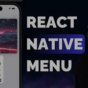 Лучшие React Native меню с Zeego