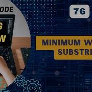 Minimum Window Substring Leetcode 76 Sliding Window C