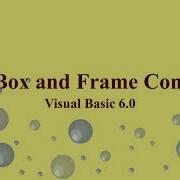 List Box And Frame Controls In Visual Basic Part 1 Visual Basic 6 0 Tutorial