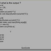 Java MCQs On Static And Initializer Block Part 1