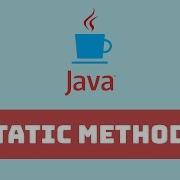 Java Programming Tutorial Static Methods