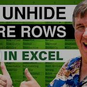 Excel Easy How To Unhide Multiple Rows Episode 2561d