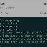 Python Title Method Change Case
