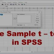 One Sample T Test In SPSS Hypothesis Testing