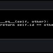 Object Equality In Python