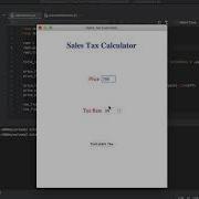 Sales Tax Calculator