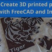 3D Printing Making 3D Jigsaw Puzzles With FreeCAD And Inkscape