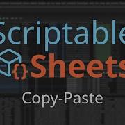 Scriptable Sheets Copy Paste