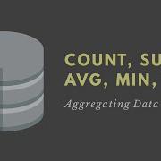 COUNT SUM AVG MIN MAX SQL Aggregating Data
