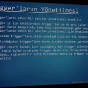 Hafta14 Ders 002 Sql Server Da DDL Trigger Kullanımı