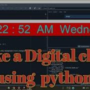 Make A Digital Clock Using Python Python Project Digital Clock Using Tkinter Python In English