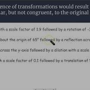Multiple Transformations