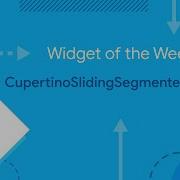 CupertinoSlidingSegmentedControl Виджет недели