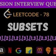 Subsets Backtracking Leetcode 78