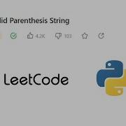 Valid Parenthesis String Leetcode Python