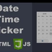 Input Date And Time In HTML And Javascript Flatpickr Js