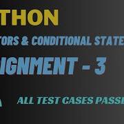 Assignment 3 Operators Conditional Statement Answer Python NxtWave CCBP 4 0