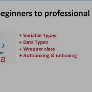 42 15 Java Beginners To Professional Variables Data Types Wrapper Classes