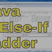 Learn Java Programming Code Exercise 06x If Else If Ladder