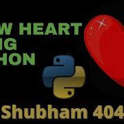 Heart Using Python Shubham404