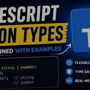 15 TypeScript Union Types Crash Course Typescript Javascript React Programming