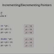10 Incrementing And Decrementing A Pointer C Easy