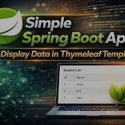 SpringBoot With Thymeleaf Dynamic Content Generation