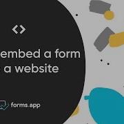 How To Embed A Form On A Website