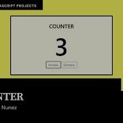 5 Of 25 Beginner Projects HTML CSS JavaScript Counter Responsive Design