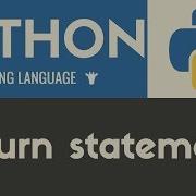 Оператор возврата Python Учебник 15
