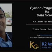 Python Programming For Data Science Part 4 Of 12 Powered By K2 Analytics K2analytics Co In