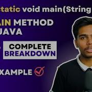 Public Static Void Main In Java Main Method In Java Complete Explanation Indian Programmer