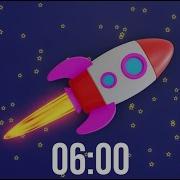 6 Minute Timer Rocket Through Space