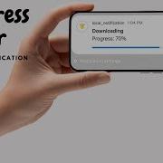 Progress Bar Local Notification Flutter Android