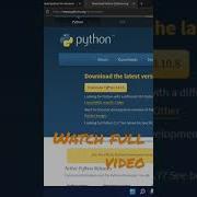 Install Python In Windows 11 Python Programming Coding Python3 Pythontutorial