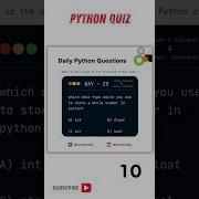 Python Coding Challenge Day 25 What Is The Output Of The Following Python Code Python Quiz