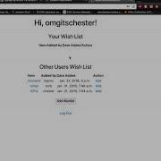 Python Exam Wishlist
