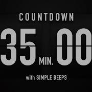 35 Minute Countdown Timer Flip Clock With Simple Beeps
