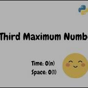 Third Maximum Number Python Heap Solution