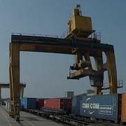 Loading Containers On To Trains