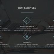 Responsive Services Section Using Only HTML CSS